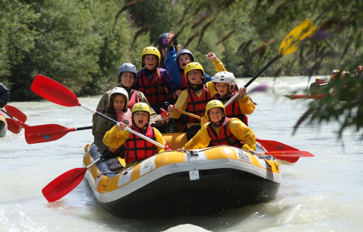 rafting en équipe