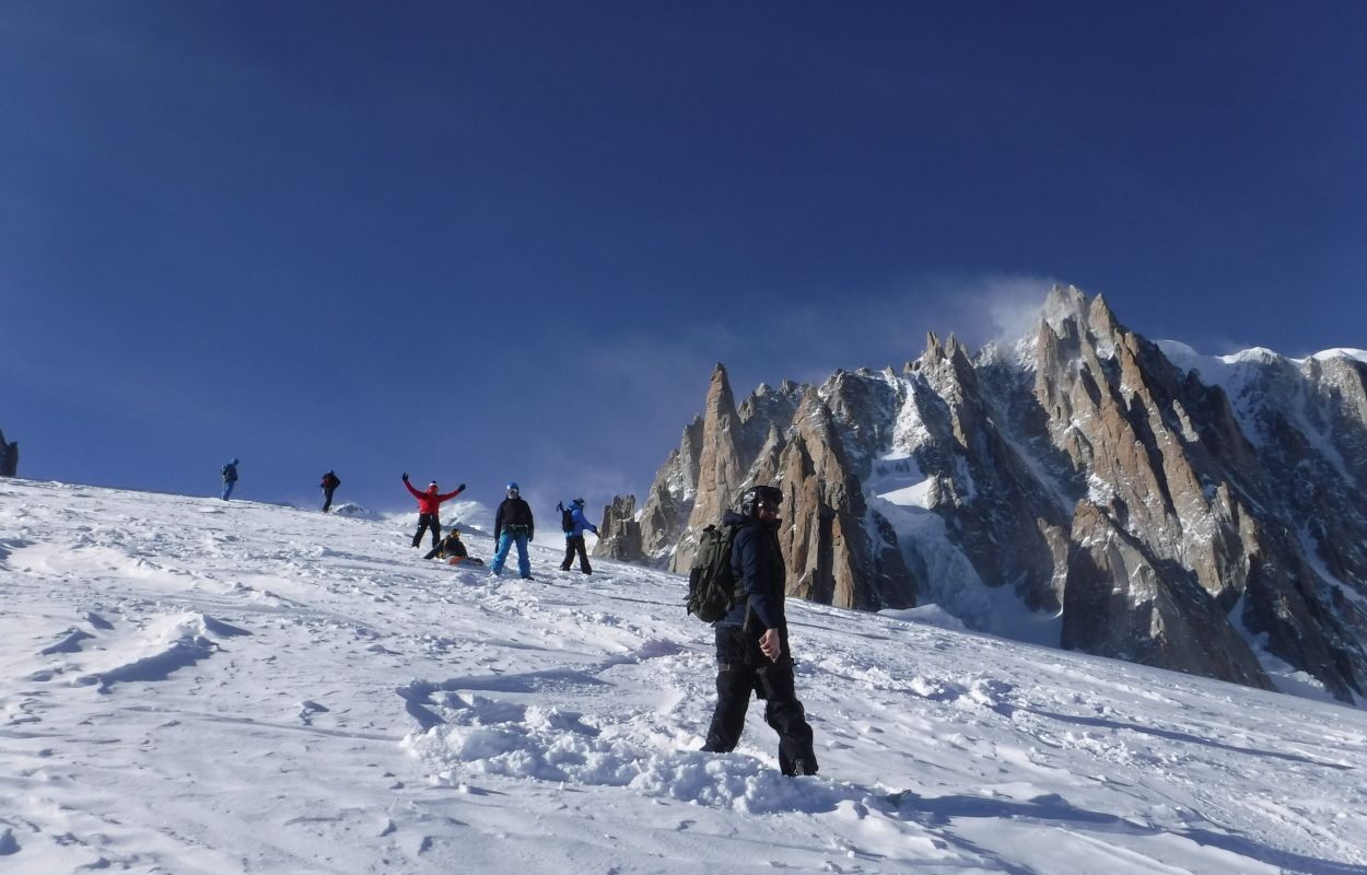 activités d'équipe en été à chamonix