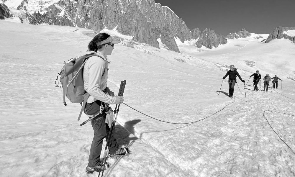 Multi-activity day on the Geant glacier for 60 people with Chamex events.